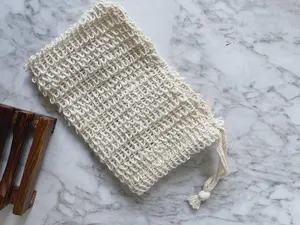 Sisal Lather Pouch