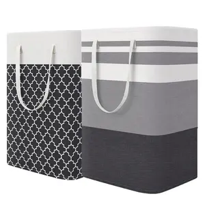 75L Large Laundry bags Baskets with Handles Durable Dirty Clothes Hamper Storage Basket for Home Dorm Hotels Laundry 40*30*60cm