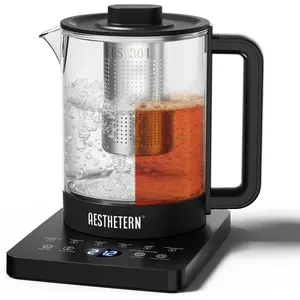 AESTHETERN AES-EK-BLK02 Tea Kettle With Infuser Temperature Control