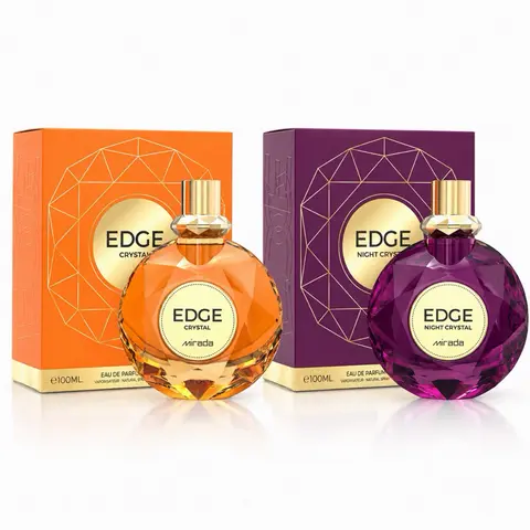 Edge Bubdle 2pcs - Pour Femme - Edge Night Crystal -Edge Crystal - Eau de Parfum 100ml  by Mirada Perfumes