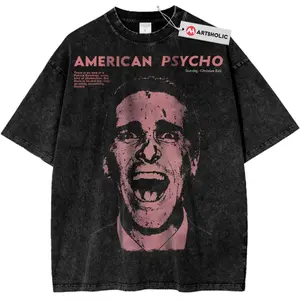 American Psycho Shirt, Halloween Shirt, Shirt, Vintage TShirt 45730 1699