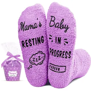 HAPPYPOP Pregnancy Socks for Pregnant Mom - New Mom Socks, Expecting Mother's Day Gifts Mom to be Ivf Gifts  SwimWeek  summervibes