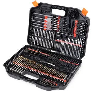 SEDY 246PCS  Ultimate Drill Bit Set - Comprehensive Premium Quality Drill Bits Kit for Wood Metal Cement Drilling & Screw Driving, Full Combo Kit Assorted in Organized Carrying Case, Reinforced Packaging