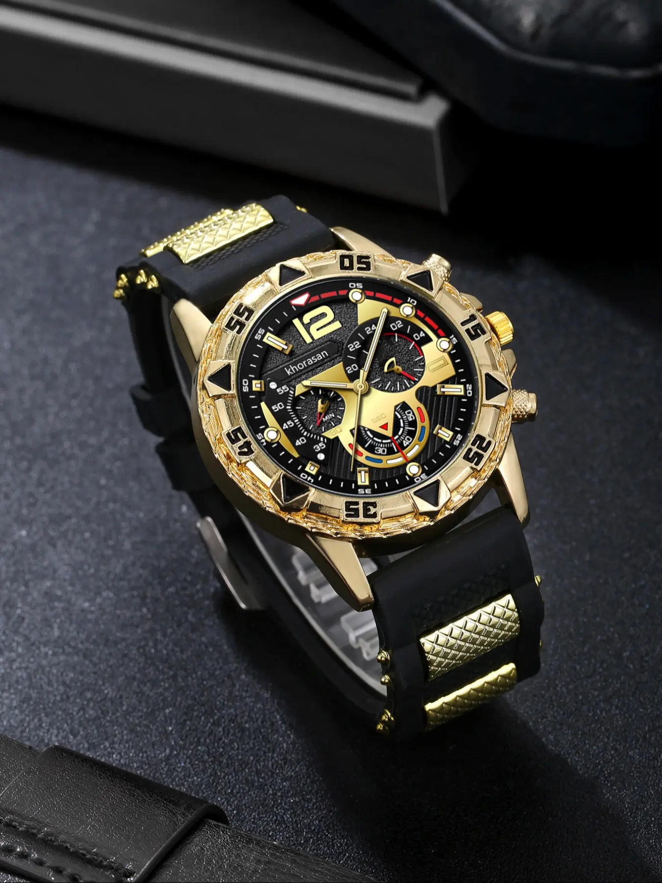 Men's High-Quality Quartz Analog Wristwatch, Trendy Watch, Multiple Color Options, Perfect Gift for Birthday, Thanksgiving, Christmas, New Year, Quartz Watches