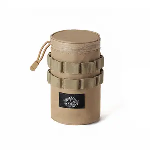 Tactical Multi-Purpose Storage Bag – Insulated Outdoor Beer Mug Holder & Gear Organizer for Camping/Hiking Insulated Beer Cup Protective Sleeve – Tactical Outdoor Storage Bag for Mugs, Water Bottles & Small Items