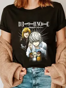 100% Cotton Death Note Near and Mello Anime T-Shirt