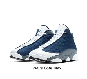 Clean White High-Tops with Navy Blue & Gray Accents