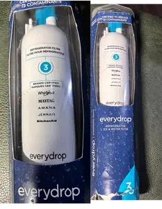 Everydrop Refrigerator Ice and Water Filter Certified to Reduce 75 Contaminants Compatible with Most Models Clean Fresh Water