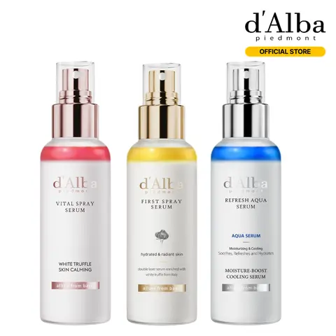 [OFFICIAL d'Alba] White Truffle Spray Serum, 3 Solutions, Vegan Skin Care, Glow Serum for Radiant Skin, All In One Mist, Korean Skin Care