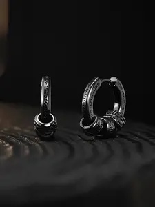 Men's Dragon Pattern Earrings, Trendy Hip Hop Design, Unique Retro Fashion Jewelry, Versatile Daily Wear Gift Idea, Fashionable Jewelry