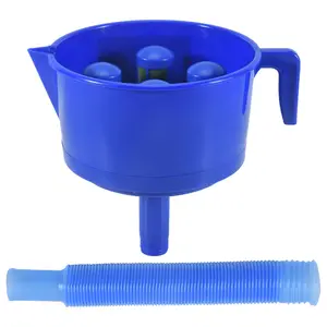 Funnel Type Oil and Water Separator with Four Filter Elements Diesels Gasoline Fuel Filter Fitting Accessories