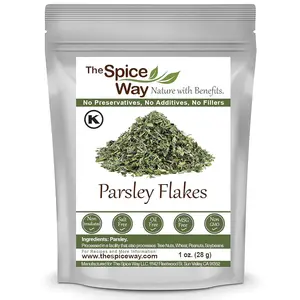 The Spice Way Parsley Flakes - Pure Dried Parsley Leaves,  Non-GMO, No Preservatives, Healthy Seasoning for Dishes