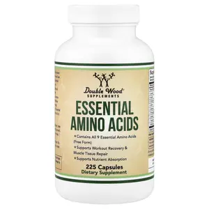 Double Wood Supplements Essential Amino Acids, 225 Capsules
