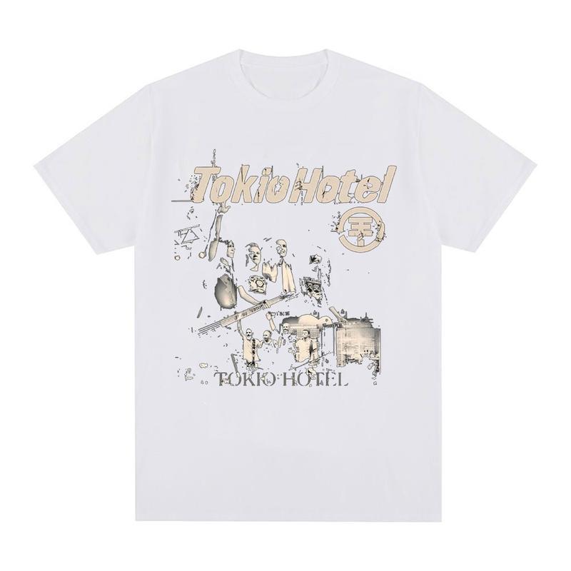 [Sale Up To 40%] Tokio Hotel Beyond The World 2023 Tour T-shirt, men, casual Hip Hop Punk style