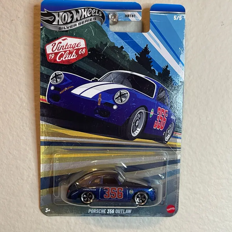 Hot Wheels Vintage Club Porsche 356 Outlaw "Chase" Diecast Collectible Model Car