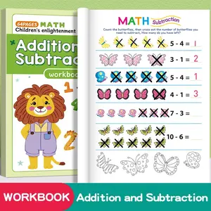 Addition & Subtraction Practice Book for Kids Ages 6-8, Math Workbook for Early Learners, Essential Skills Development