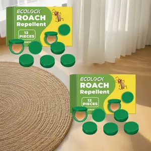 Household Pest Control & Cleaning Set - Powerful Cockroach Gel Bait, Rodent Rat Repellent Pouches, Multi-Surface Microfiber Floor Mop for Indoor Home, Kitchen Infestation Treatment