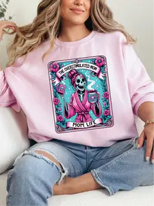 The Overstimulated Mom Tarot ~ Unisex Crewneck Sweatshirts Printed in the USA