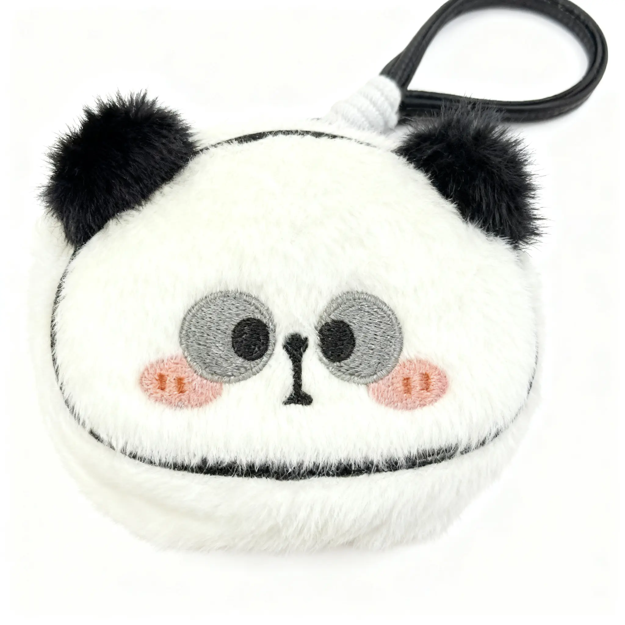 Women's Casual Wallet - Black and White Panda Soft Plush Compact Cute Animal Women's Wallet, Character-Themed Coin Purse Accessory, Casual Women's Wallets, Animal Women's Wallets