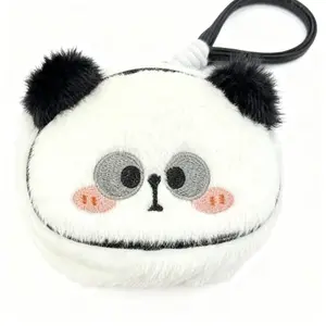 Panda Plush Coin Purse-Black&White