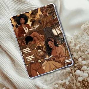 Brown Tan Collage Reader Insert: Kindle or eReader Decor for Book Lovers
