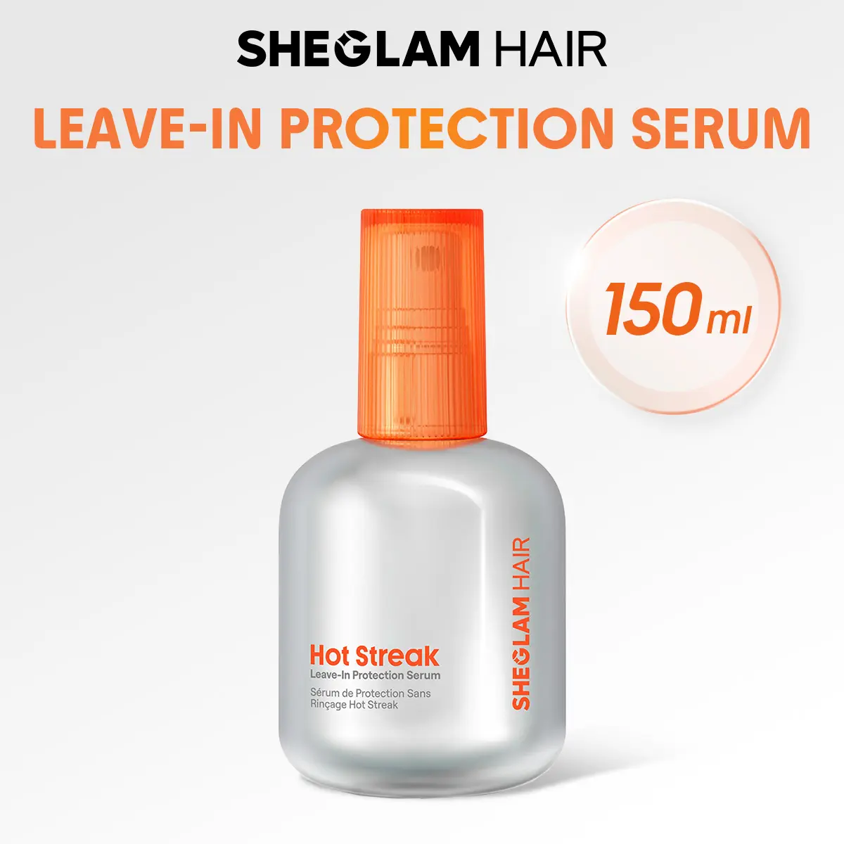 SHEGLAM HAIR Hot Streak Leave-In Protection Serum-150ml/5FlOz | Heat Protectant Spray | Leave-In Spray | Protects And Defends Against Damage | Strengthen Nourish Moisturize Hair | All Hair Types #leave in conditioner #curly hair products #hair care