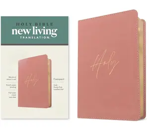 NLT Compact Bible, Filament Enabled (LeatherLike, Holy Dusty Pink, Red Letter)