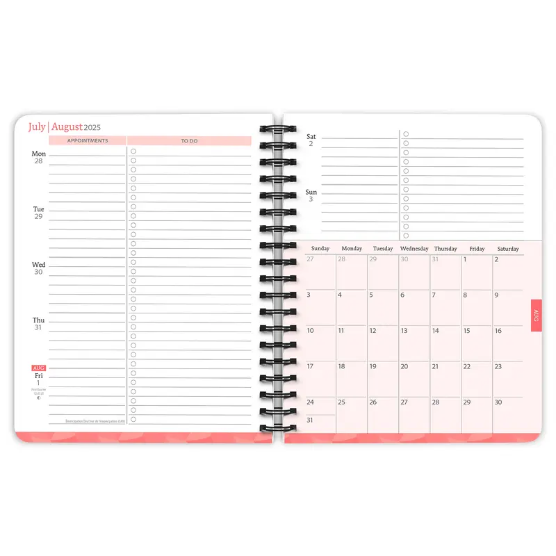 Busy Bees | 2026 6 x 7.75 Inch 18 Months Weekly Desk Planner | Foil Stamped Cover | July 2025 - December 2026 | Plato | Planning Stationery 3