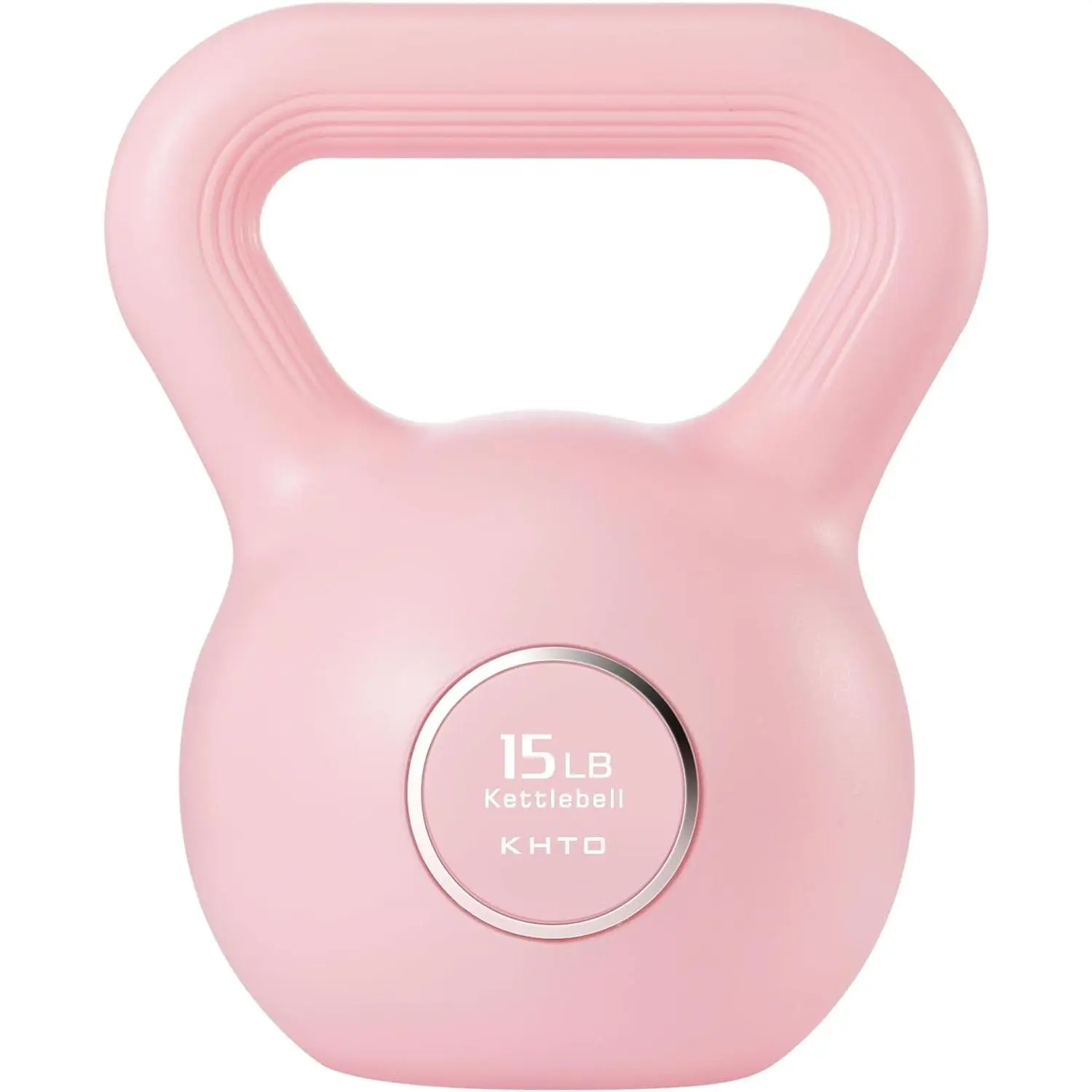KHTO Kettlebells Fitness Exercise-Pink Strength Training Kettlebell Sets,Dumbbell Weights for Home Gym Equipment Coated Red soft premium