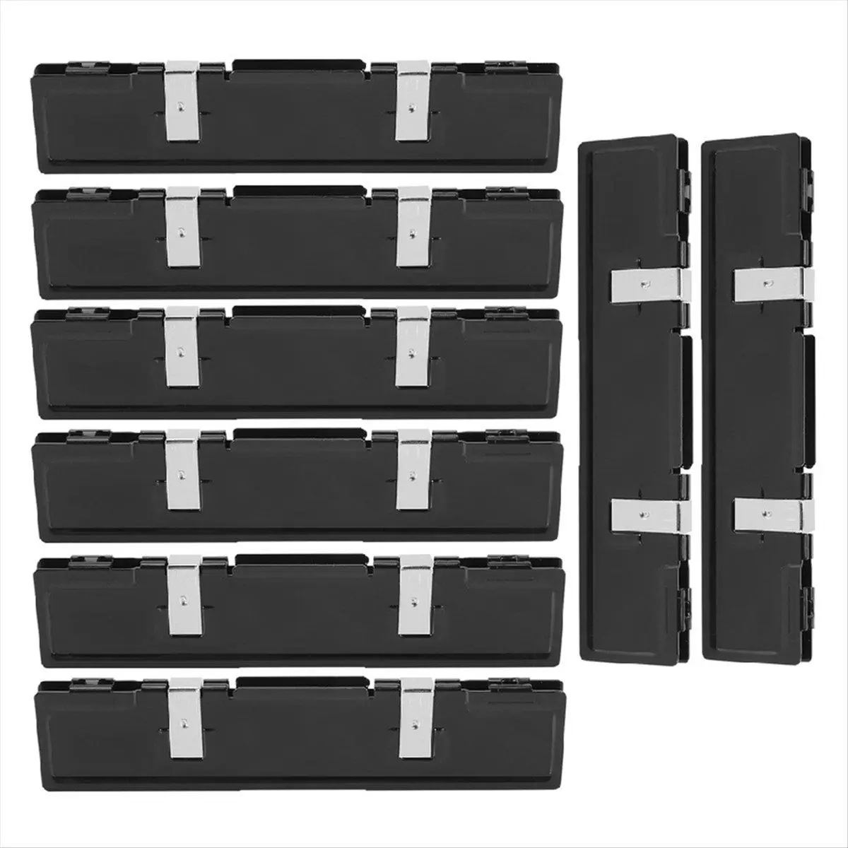 8Pcs Aluminum PC Memory Heatsink Shim Spreader Cooler Cooling for DDR RAM Memory Desktop Memory Radiator DDR2 DDR3 DDR4