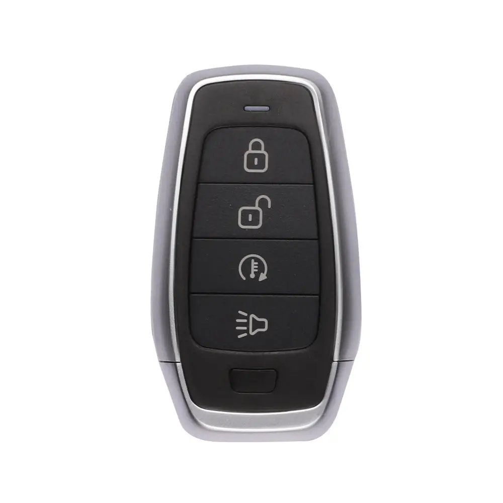 Autel MaxiIM IKEYAT4PC 4-Button Universal Smart Car Key Fob Replacement, Automotive Key Accessory with Remote Start, A/C Functions