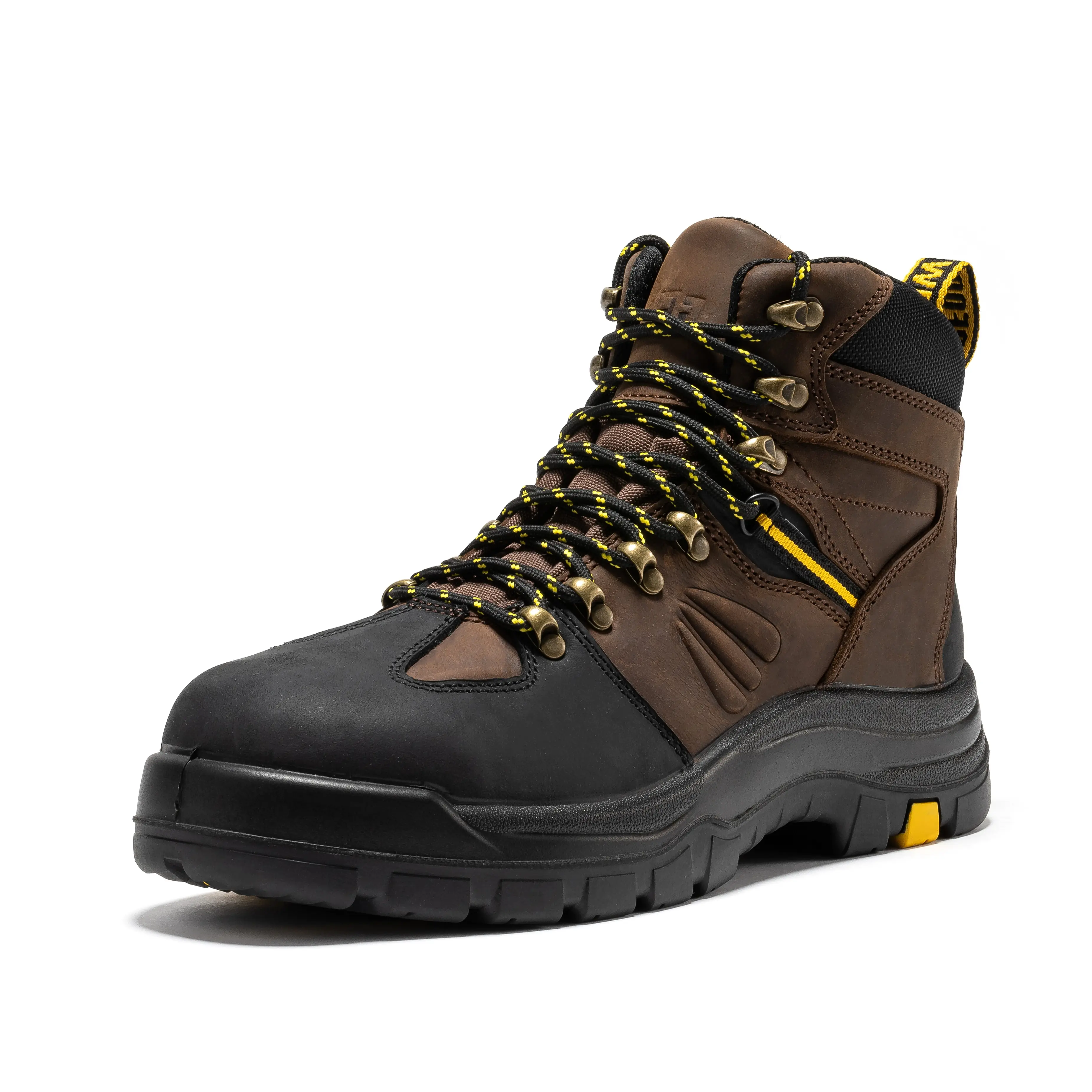ROCKROOSTER Marfa Composite Toe 6-Inch Ankle Support Waterproof Work Boots for Men, EH Rated Safety Lace Up Boots CP211