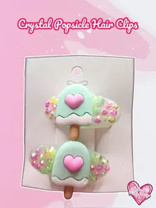 Crystal Popsicle Hair Clips