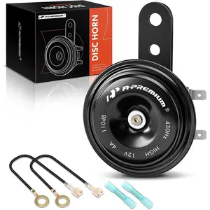 110 dB Universal Electric Disc Horn 12V Loud High Sound for Cars Trucks Motorcycles ATVs Scooters Bikes and All Vehicles 76mm High Performance Upgrade