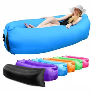 Portable Inflatable Lounger, Waterproof Inflatable Air Sofa with Pump, Inflatable Sofa for Outdoor Camping & Relaxation, Bean Bag