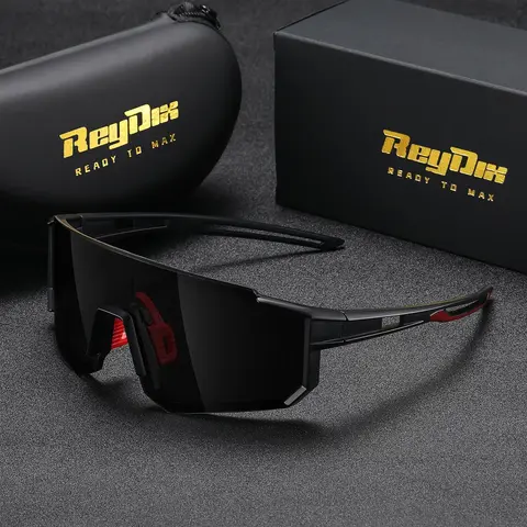 ReyDix Unisex Elegant Frameless Sunglasses Modern Cycling Sports Sunglasses UV400
