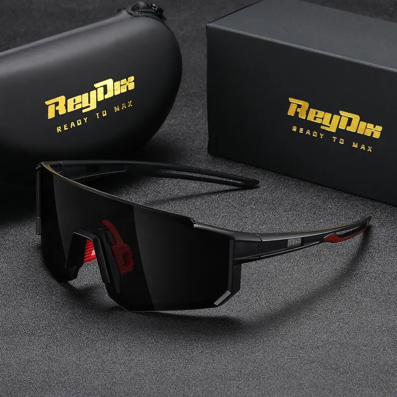 ReyDix Unisex Elegant Frameless Sunglasses Modern Cycling Sports Sunglasses UV400