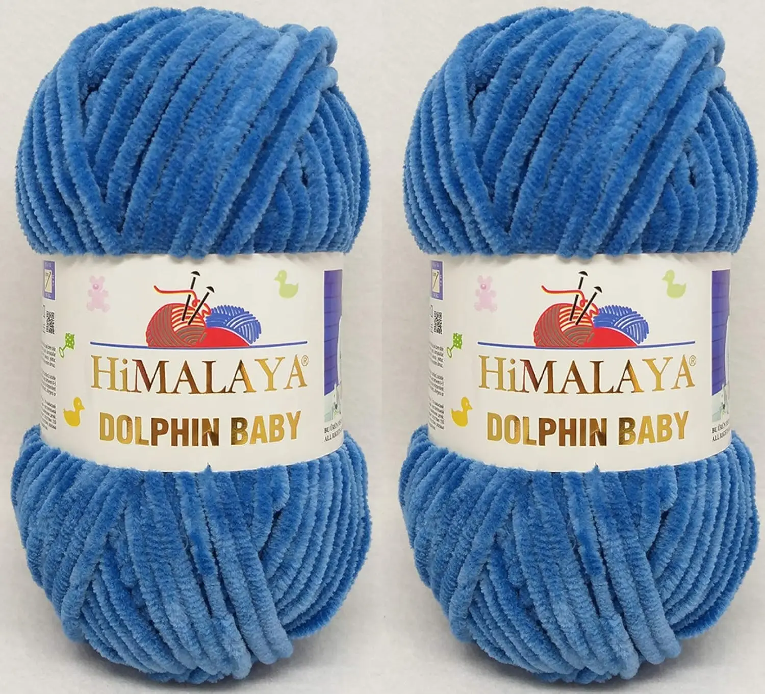 Himalaya Dolphin Baby Yarn Knitting Yarn 2 Skeins 264 Yards 2X100Gram Super Bulky Baby Blanket Yarn (80341) Himalaya Yarn