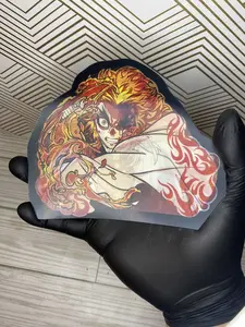 Demon Slayer 3D Lenticular Motion Sticker Car Decal Peeker - Kyōjurō Rengoku