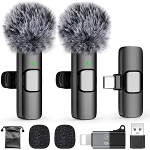 USB C Mini  Lavalier Microphone for /Android, Lapel Mic with Noise Reduction, Lav Mic for Video Recording,  Microphone Content Creator Interview for , YouTube, Vlog