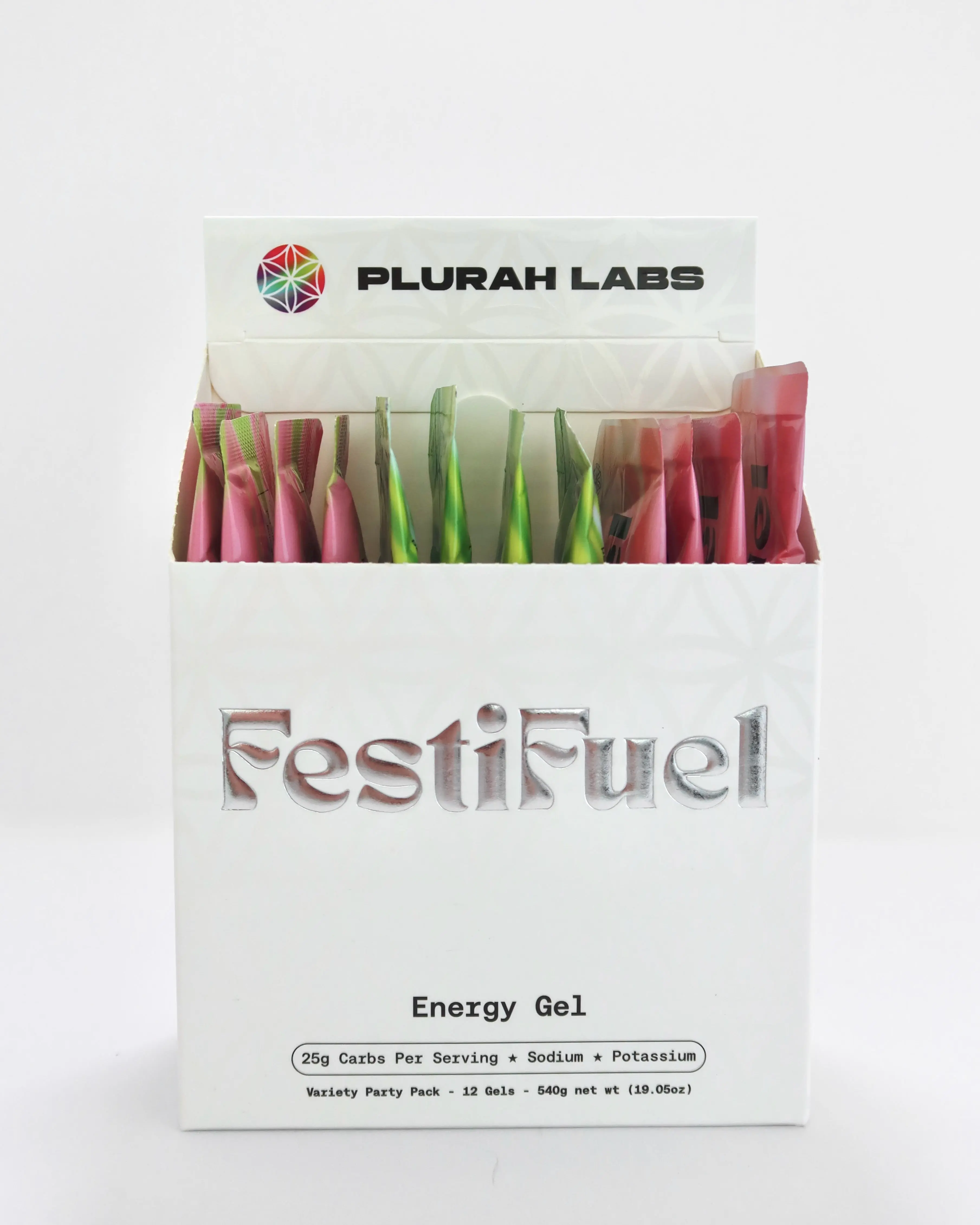 FestiFuel Energy Gel - Festival/Rave Nutrition - Party Pack (12 Gels)