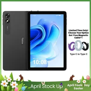 【C10pro】(FREE SIM CARD) FOXXD Unlocked Android 15  Smart Tablet with Phone Function – 10.1" HD Display, 8MP Camera, 4GB+64GB Expandable to 1TB, MediaTek Quad-Core, 5000mAh, Bluetooth – Study, Office, Gaming, Travel, Gift for Students & Tech Enthusiasts