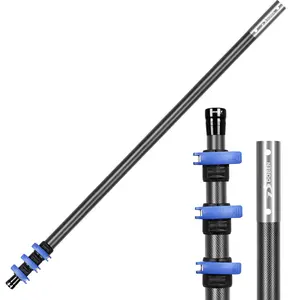 DOBEN Carbon Fiber Pool Pole Professional Ultralight Pool Poles 12FT/16FT Adjustable Telescopic Lightweight Pool Cleaning Pole with Quick-Release Lock Heavy Duty Pool Pole Compatible with Skimmer Nets Brushes & Vacuums #DealsForYouDays