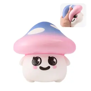 12cm Cute Mushroom Squishy Toy, Ultra Soft Slow Rising Squeeze Toy, Stress Relief Fidget Toy for Kids Adults