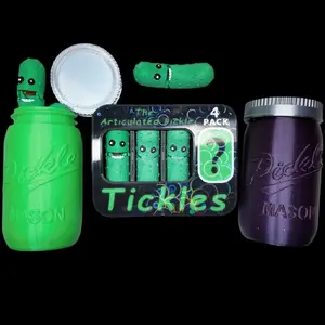 Articulated Tickle Pickle Buddy 3d Printed