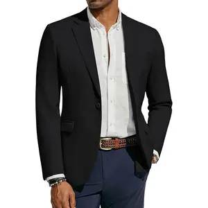 Men's Lightweight Sport Coat Casual One Button Blazer Breathable Sportcoat