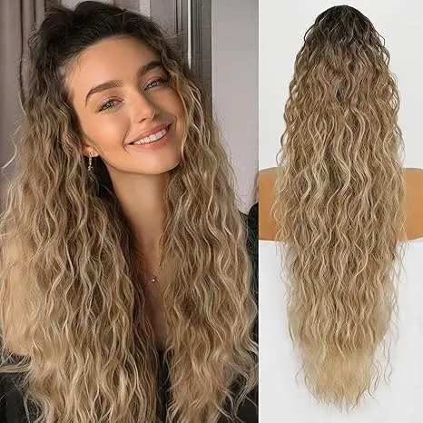 30inch Ombre Brown Mix Blonde