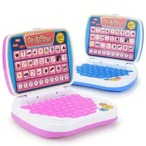Electronic Learning Toy, Mini Study Computer, Portable, English Language, Letters Numbers Music, Suitable for Kids 3+, Christmas Gift
