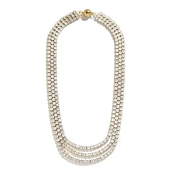 BAUBLEBAR Goldtone Three Layer Magnetic Clasp Necklace BAUBLEBAR Goldtone Three Layer Magnetic Clasp Necklace