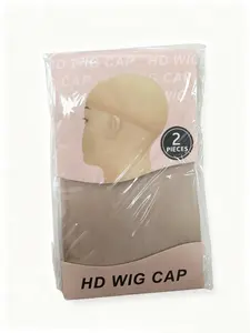 [Not For Sale] Htonicca HD Wig Cap - 2 Pieces Pack for Comfortable and Secure Fit - Ideal for Wig Application and Styling